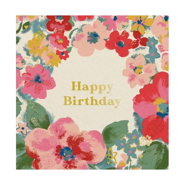 Cath Kidston Mini Card-Floral Birthday