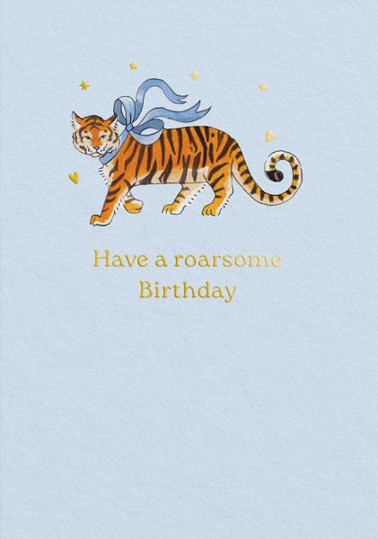 Cath Kidston Foil Card-Roarsome Birthday