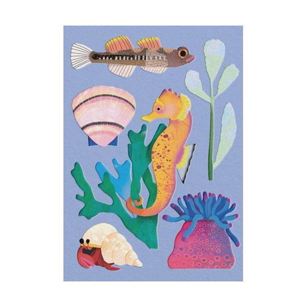 Mini Card-Seahorse