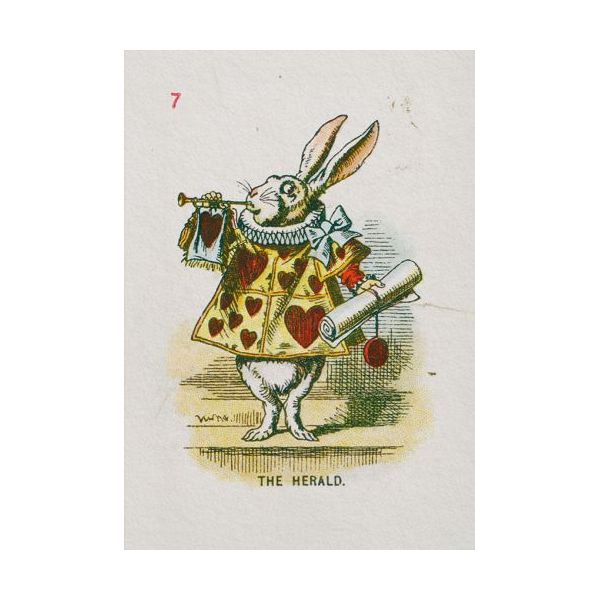 Mini Card-The White Rabbit