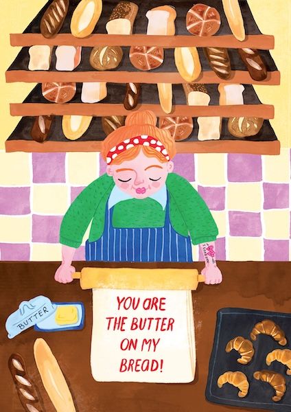 Card-Butter On My Bread