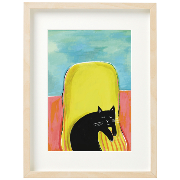Art Print-Catisse Black Cat
