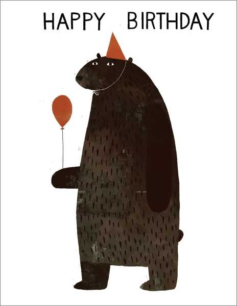 Card-Party Bear