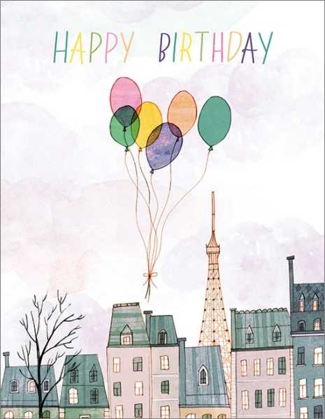 Card-Paris Balloons