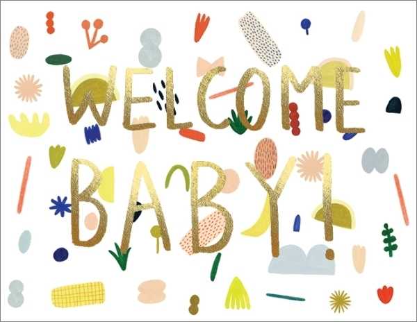 Foil Card-Playful Baby