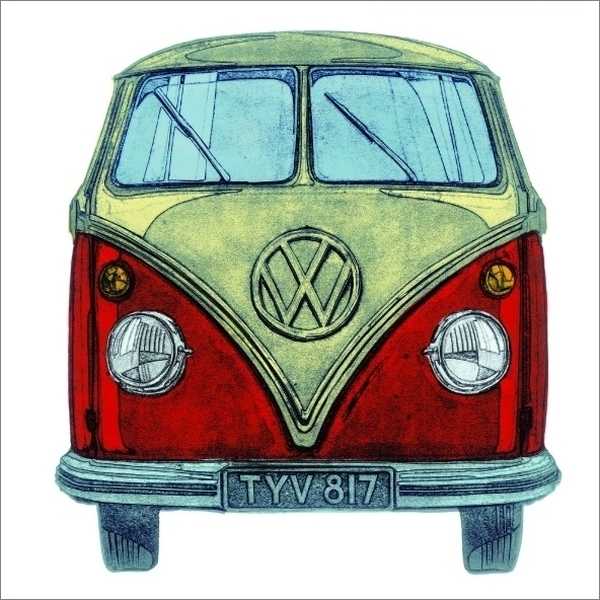 Card-VW Camper Van
