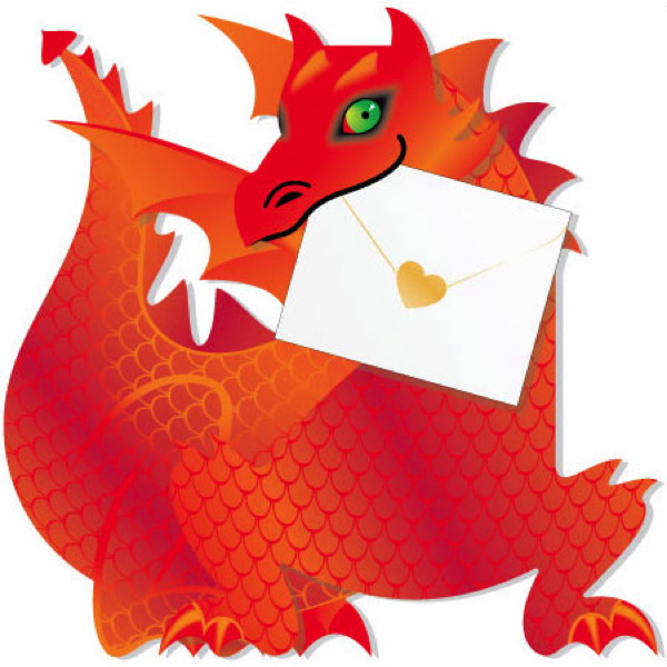 3D Card-Dragon-Flame