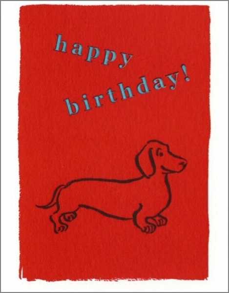 Mini Card-Happy Birthday Dog