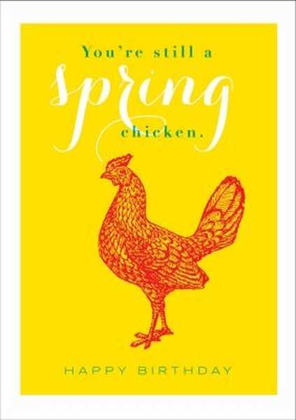 Card-Spring Chicken