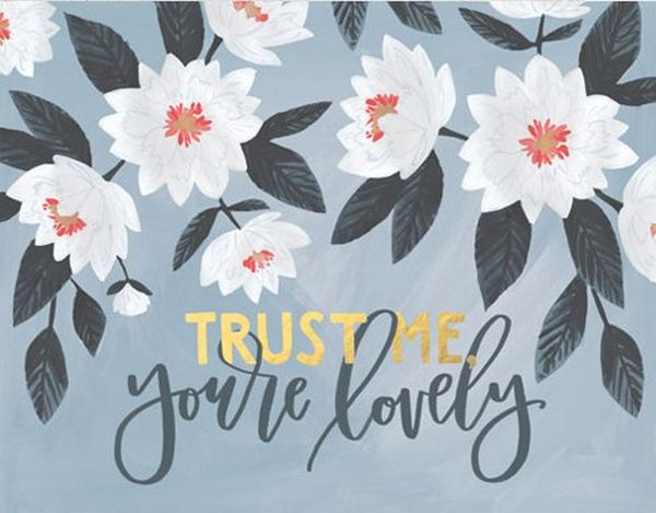 Foil Card-Trust Me Lovely