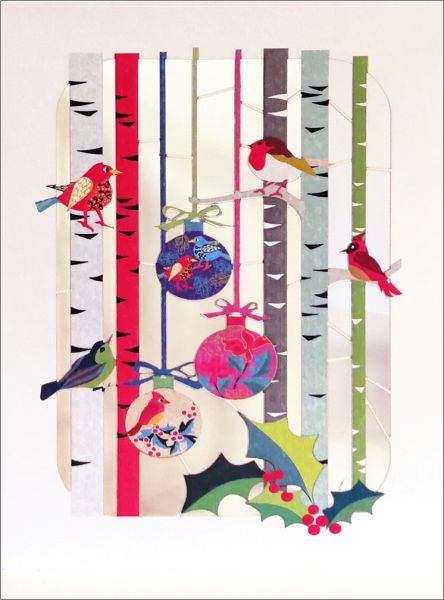 Card-Baubles and Robins