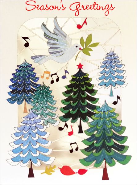 Card-Trees, Dove and Music 