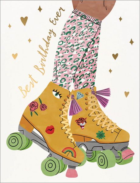 Foil Card-Roller Skate