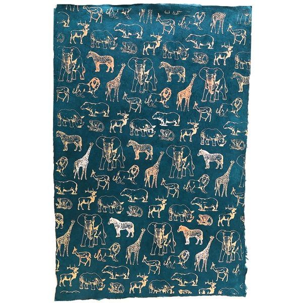 Wrap-Safari Metallic On Watermelon Green