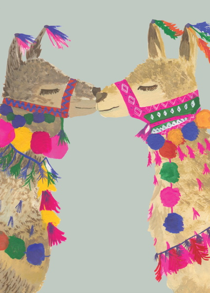 Card-Love Llamas