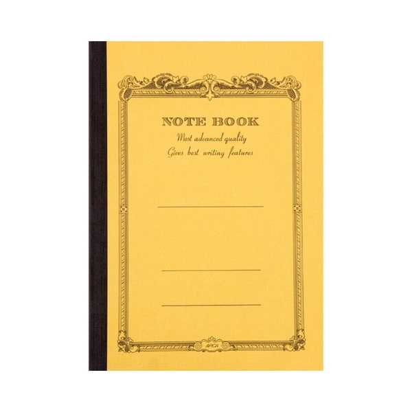 CD Notebook-A5 Lined Mustard