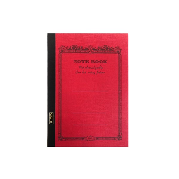 CD Notebook-A6 Lined Red