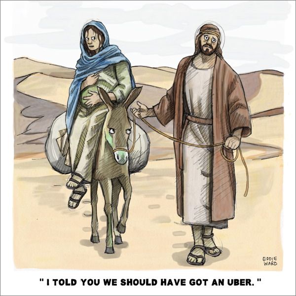 Card-Mary and Joseph Uber