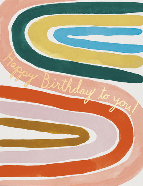 Foil Card-Perfect Rainbow