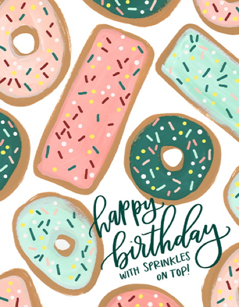 Card-Donut Birthday