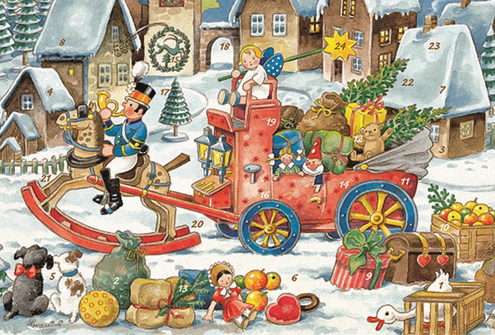 Advent Cal-Card-Postillion