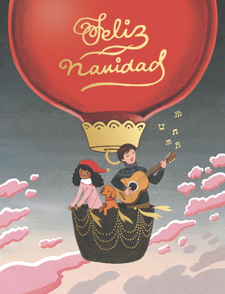 Foil Card-Feliz Navidad Balloon