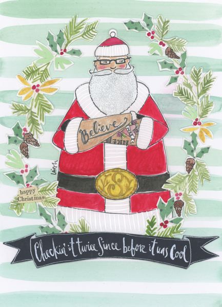 Card-Checkin' it Twice