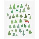 Foil Card-Fa La La Trees