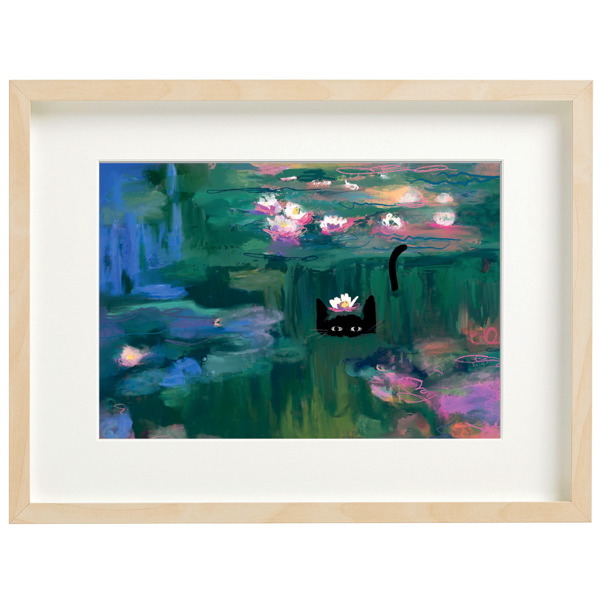 Art Print-Monet Waterlilies