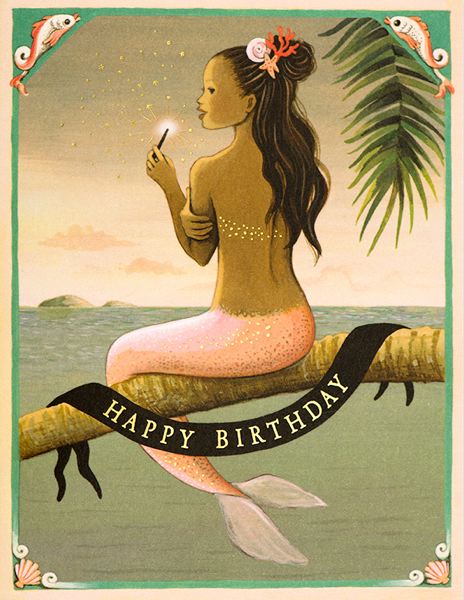Foil Card-Mermaid Birthday