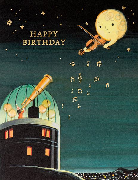Foil Card-Observatory Birthday