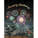 Foil Card-Fireworks Birthday