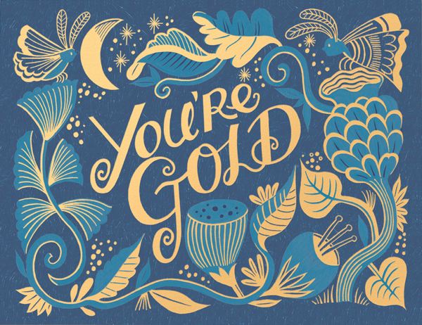 Foil Card-You're Gold