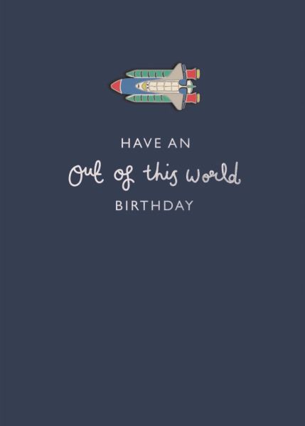 Pin Card-Out Of This World Birthday