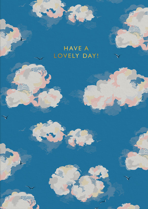 Foil Card-Have A Lovely Day Cloud