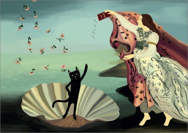 Card-Botticatli Birth Of Venus 