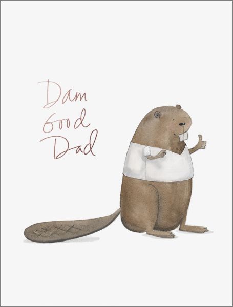 Foil Card-Dam Good Dad