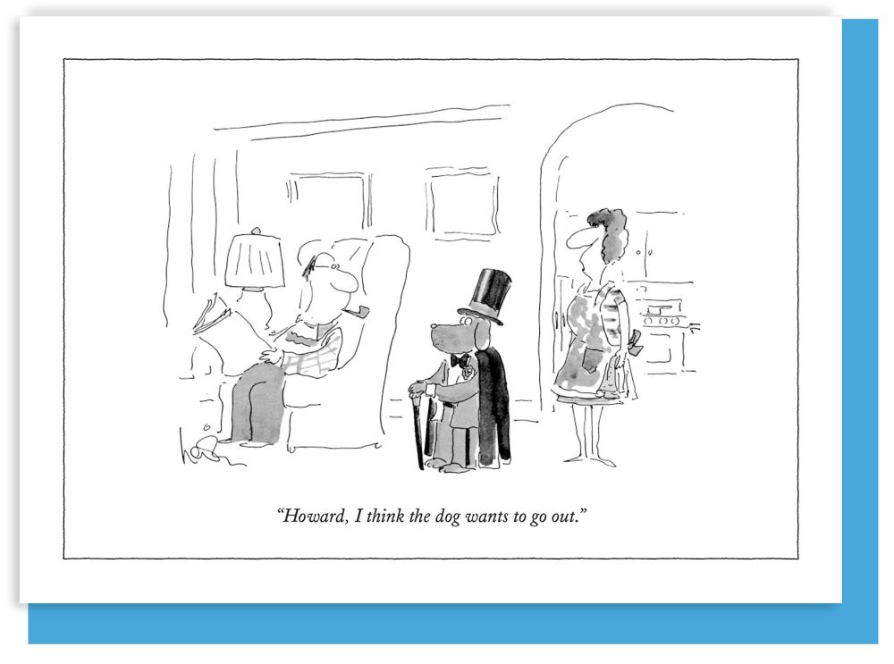 Card-The Dog Wants To Go Out