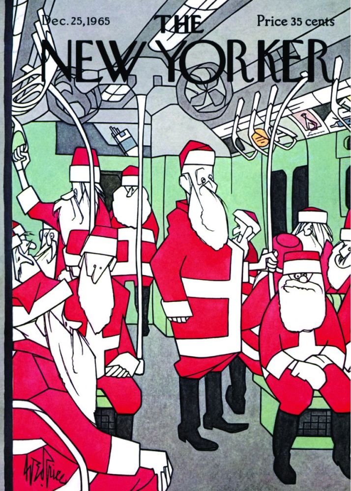 Card-Subway Santas