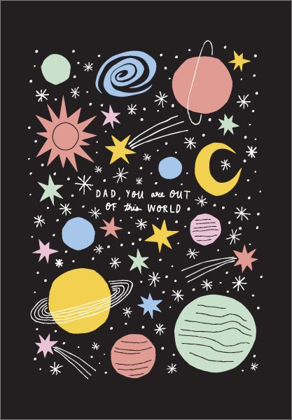 Card-Out Of This World Dad