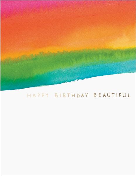 Foil Card-Beautiful Birthday
