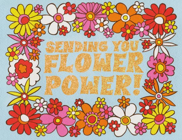 Foil Card-Flower Power