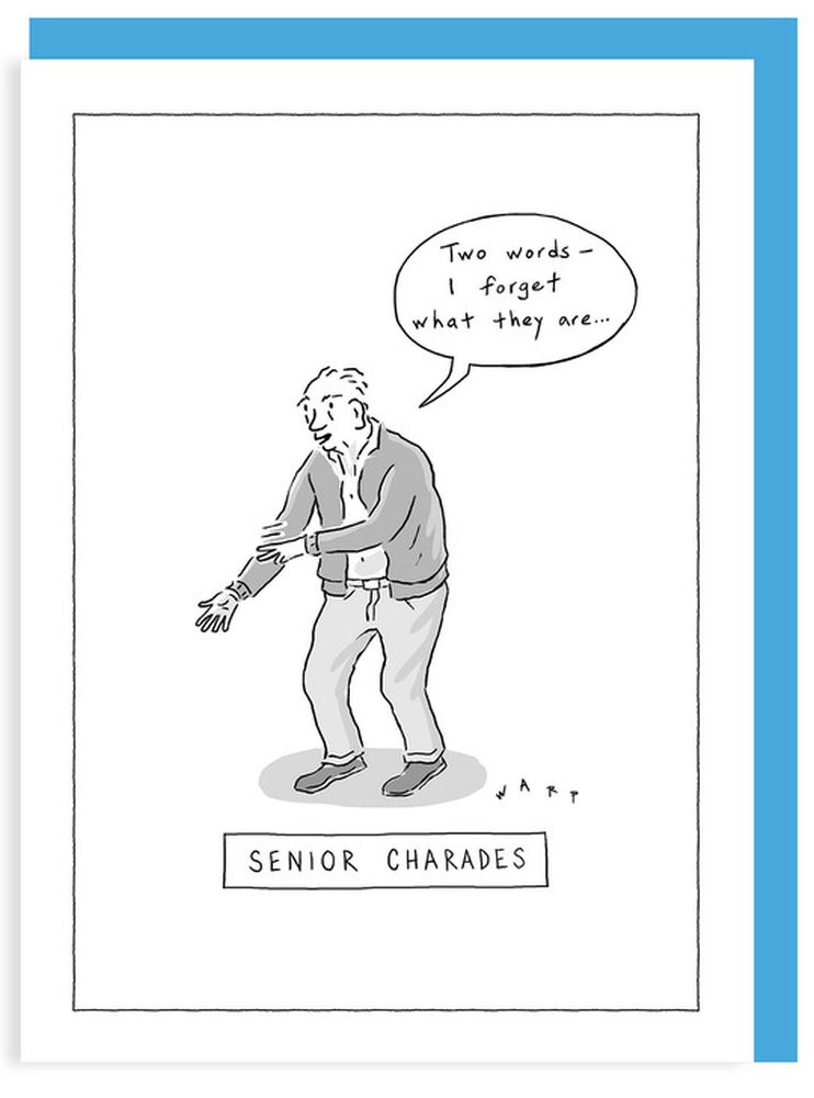 Card-Senior Charades