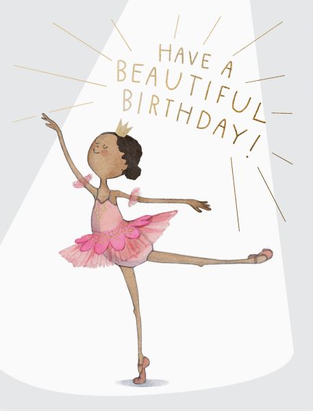 Foil Card-Ballerina