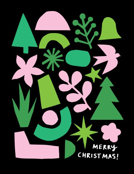 Card-Abstract Christmas