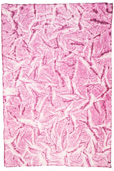 Wrap-Tie Dye Pink On Natural