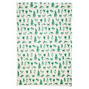 Wrap-Herbs Green On Natural