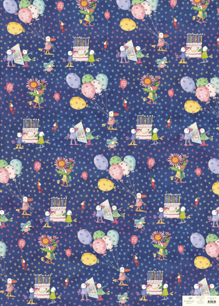 Wrap-Happy Bird Day Party