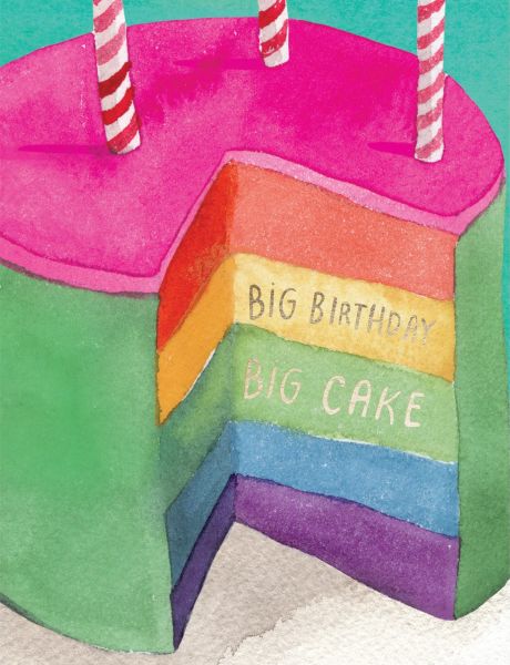 Foil Card-Big Cake
