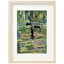 Art Print-Clawed Monet Bridge